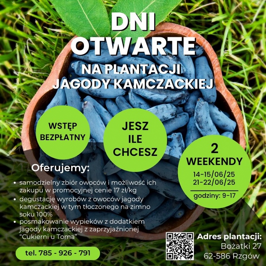 Dni otwarte na Plantacji jagody kamczackiej