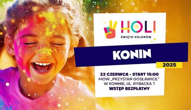 Holi Święto Kolorów w Koninie