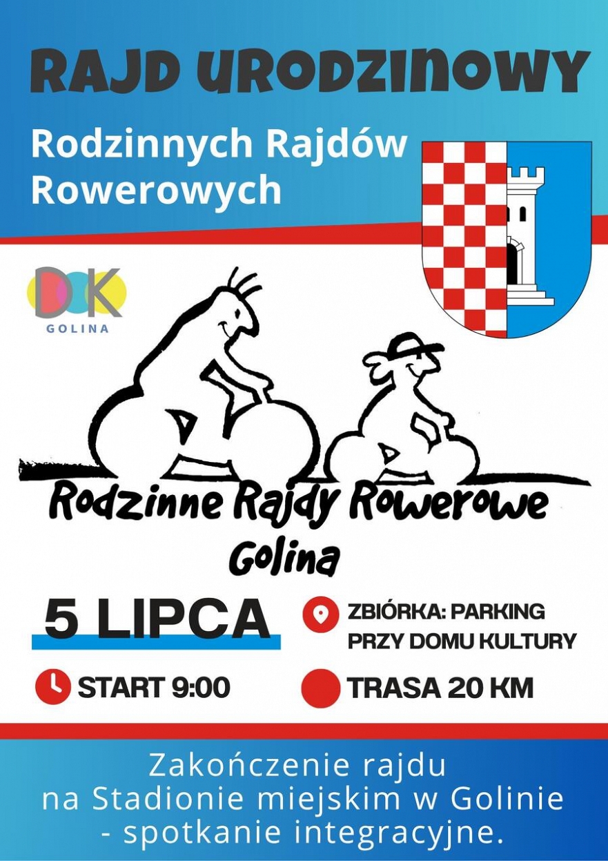 Rodzinny Rajd Rowerowy w Golinie