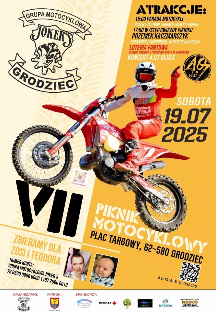 Piknik Motocyklowy oraz akcja charytatywna