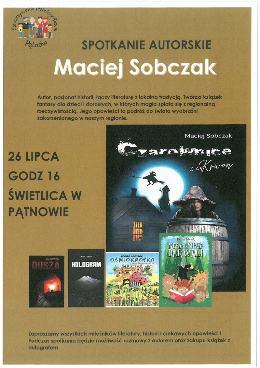 Spotkanie autorskie: Maciej Sobczak