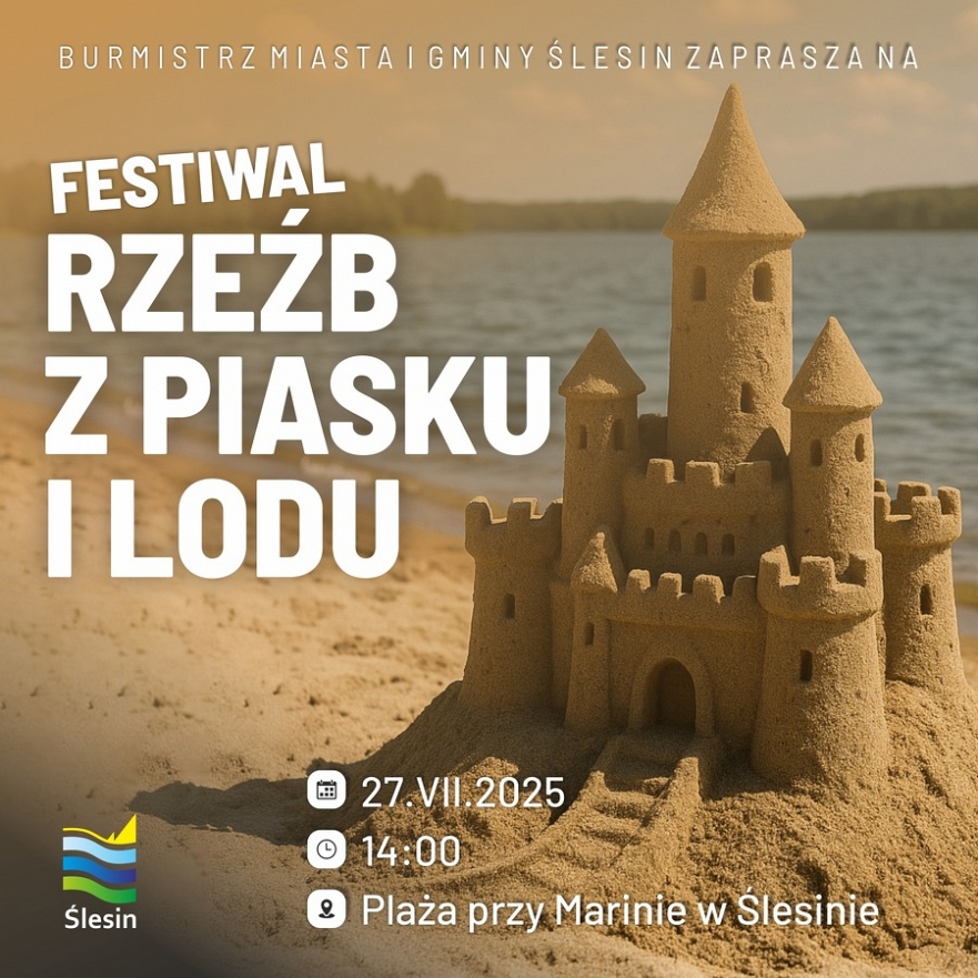 Festiwal rzeźb z piasku i lodu w Ślesinie