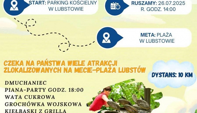 Rajd rowerowy w gminie Sompolno