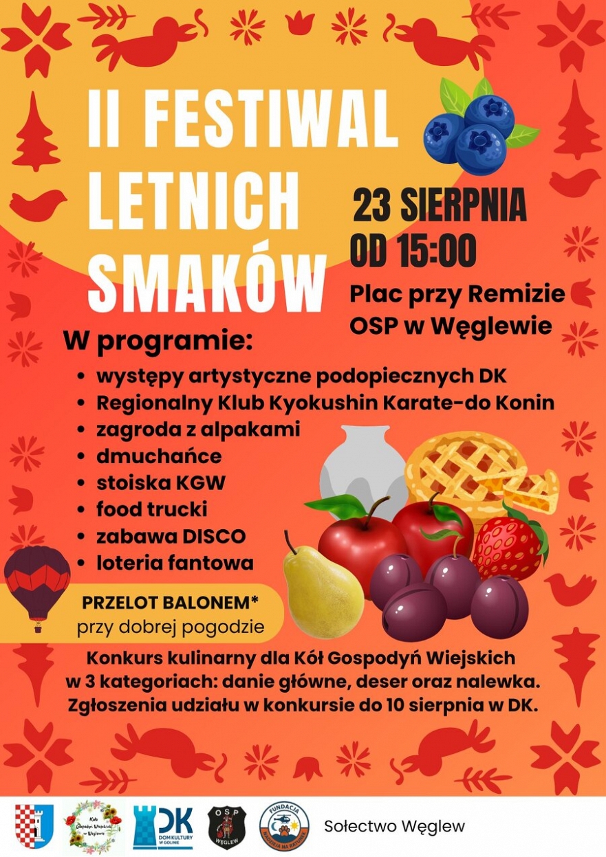 II Festiwal Letnich Smaków w Węglewie