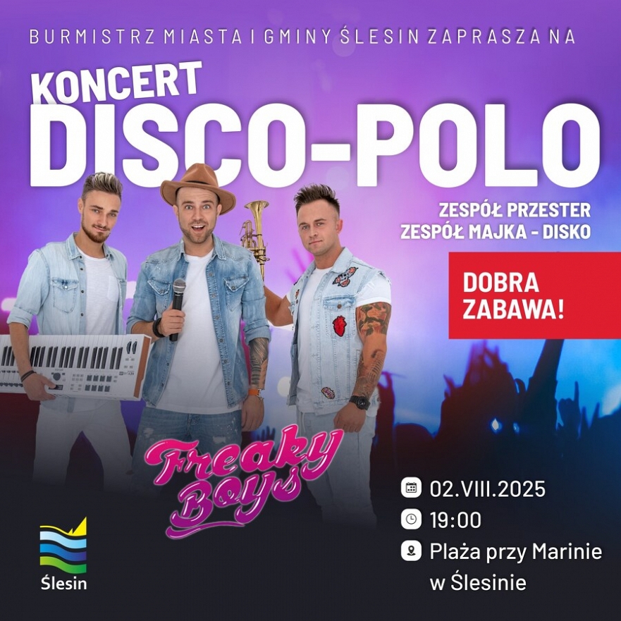 Disco Polo na Plaży w Ślesinie