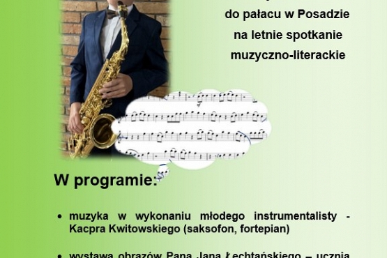 Spotkanie muzyczno-literackie w Pałacu w Posadzie
