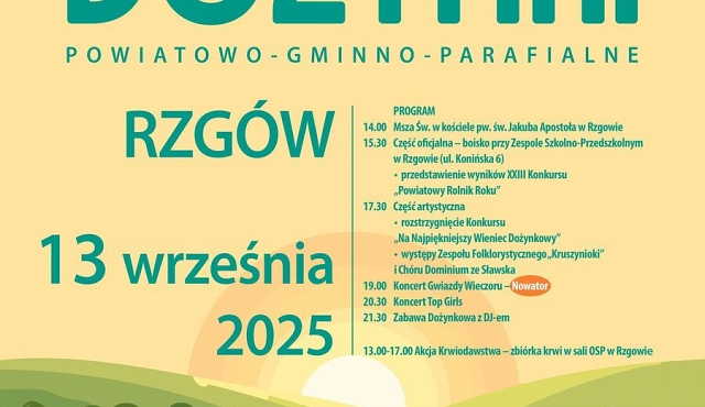 Dożynki w gminie Rzgów