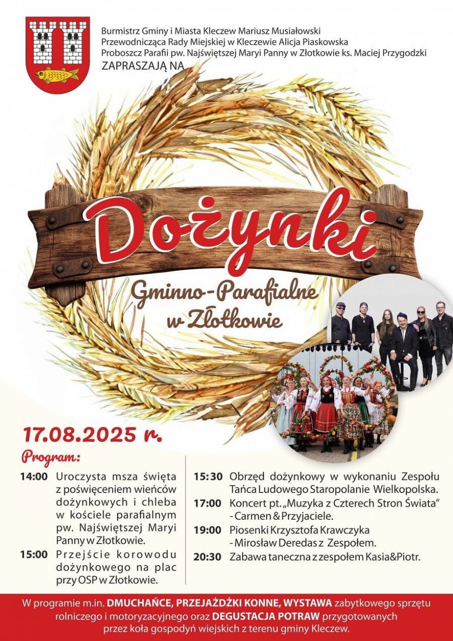 Dożynki Gminno-Parafialne w Złotkowie