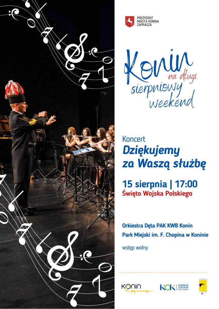 Konin na długi sierpniowy weekend - koncert