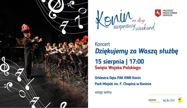Konin na długi sierpniowy weekend - koncert