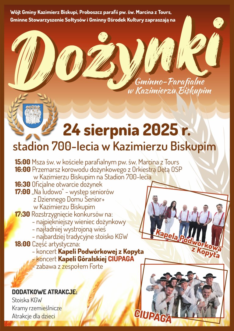 Dożynki w Kazimierzu Biskupim