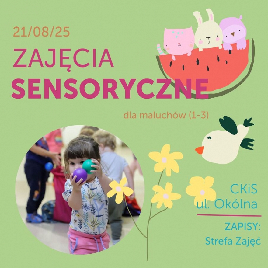 Zajęcia Sensoryczne dla Maluchów 1-3 lat