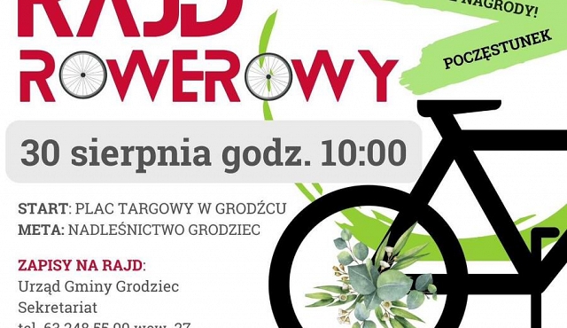 Rajd rowerowy w Grodźcu