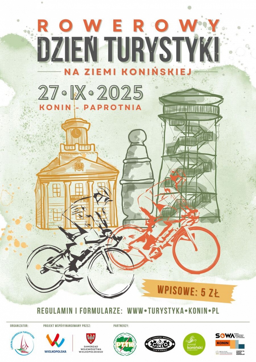 Rowerowy Dzień Turystyki na Ziemi Konińskiej
