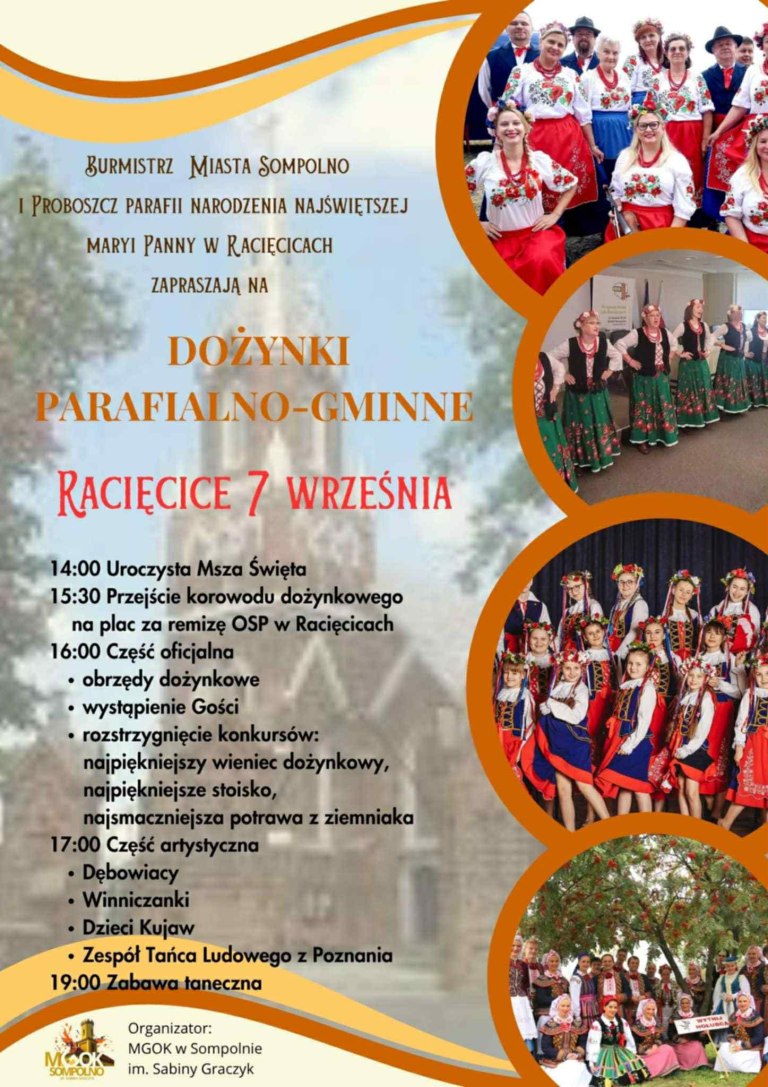 Dożynki Parafialno-Gminne w Racięcicach