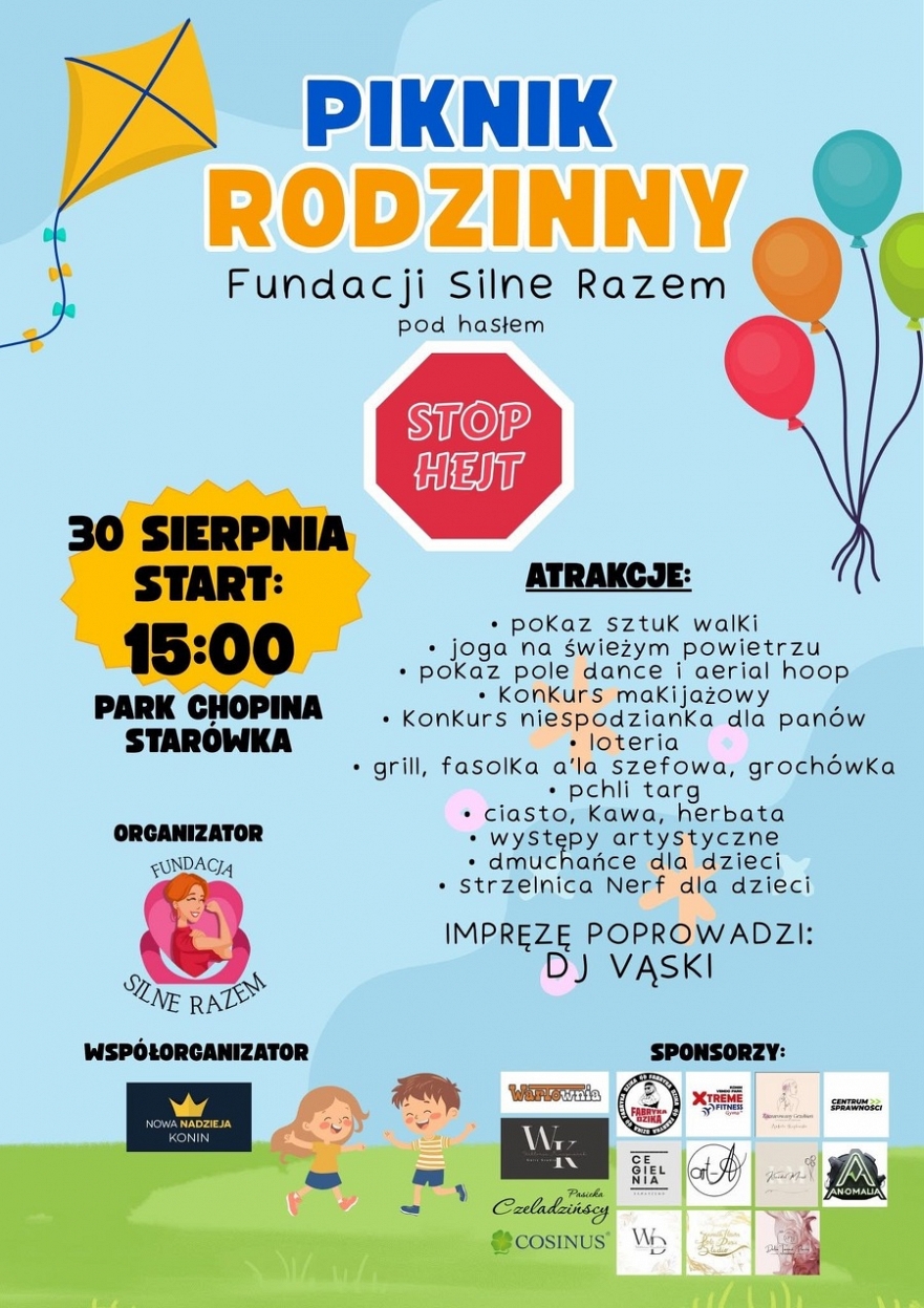 Piknik rodzinny w Parku Chopina