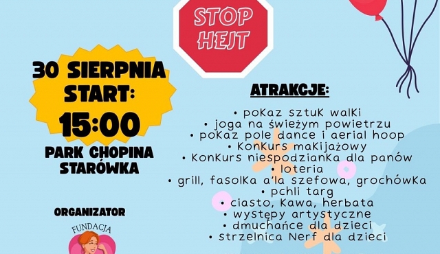 Piknik rodzinny w Parku Chopina