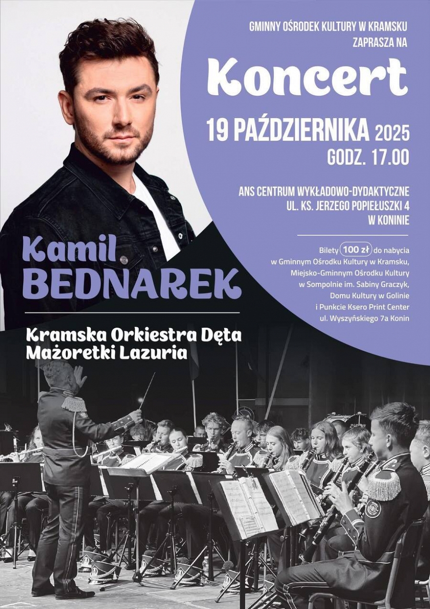 Kamil Bednarek z Kramską Orkiestrą Dętą