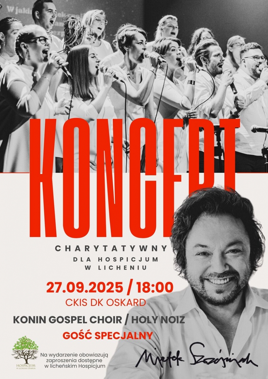 Koncert charytatywny dla Hospicjum w Licheniu