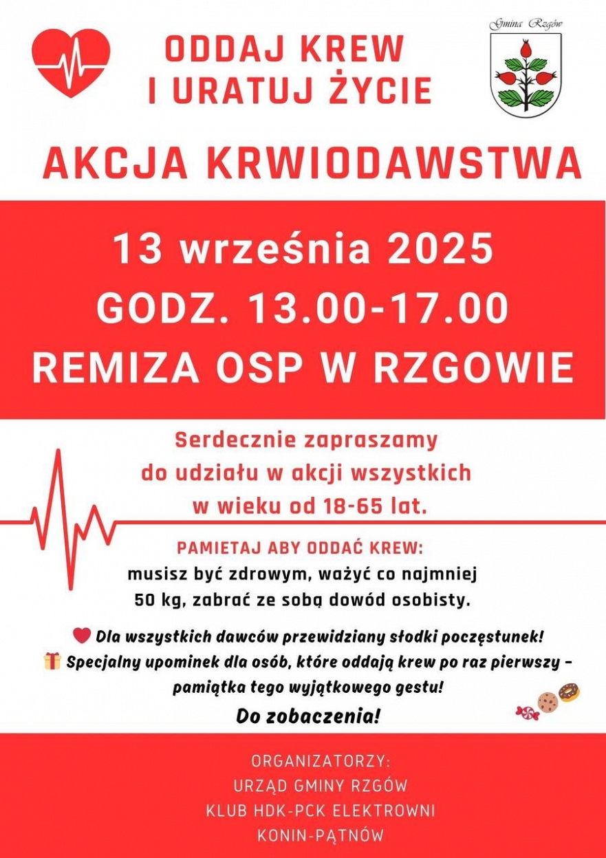 Akcja Krwiodawstwa w Rzgowie