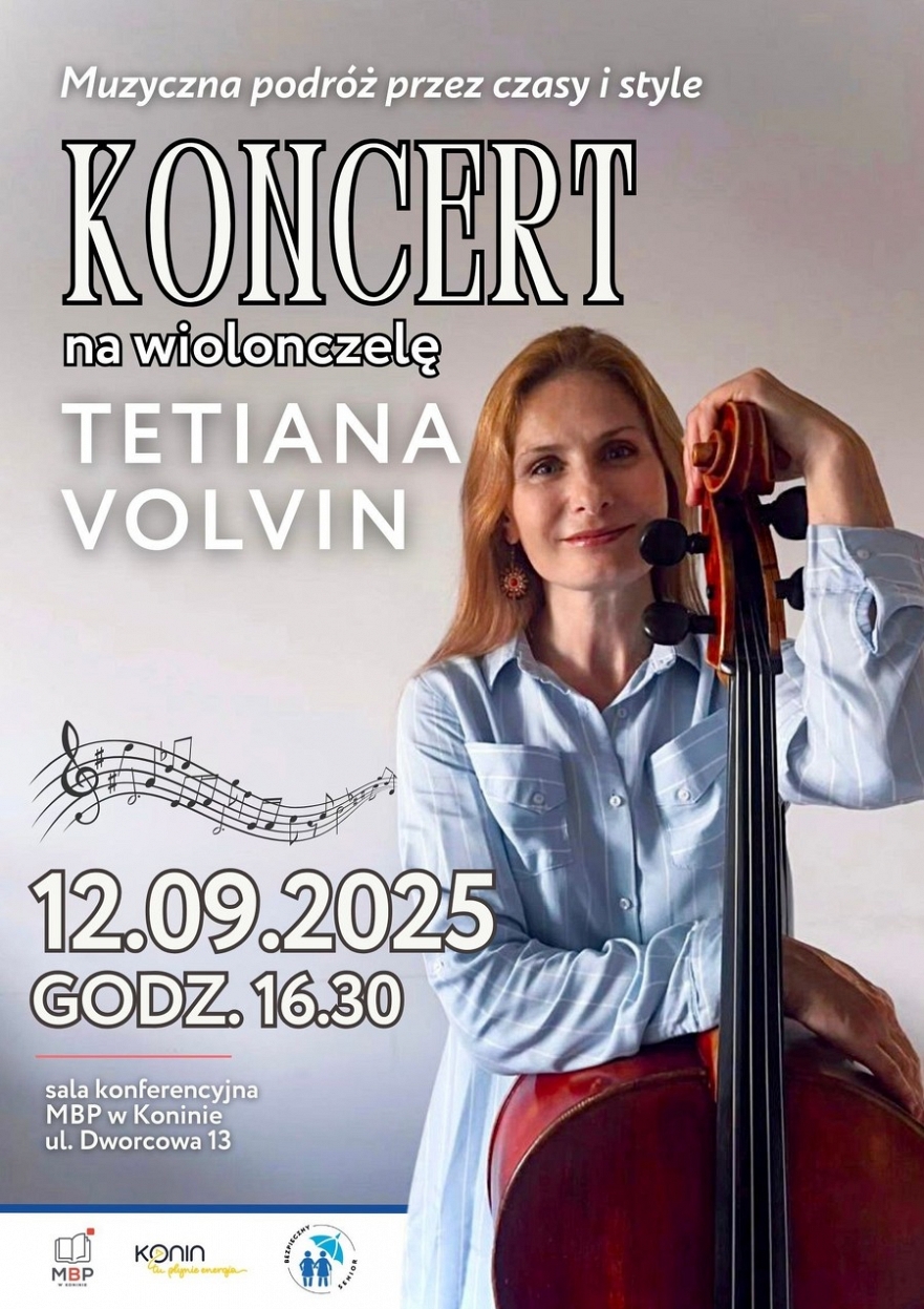 Koncert w Miejskiej Bibliotece Publicznej w Koninie