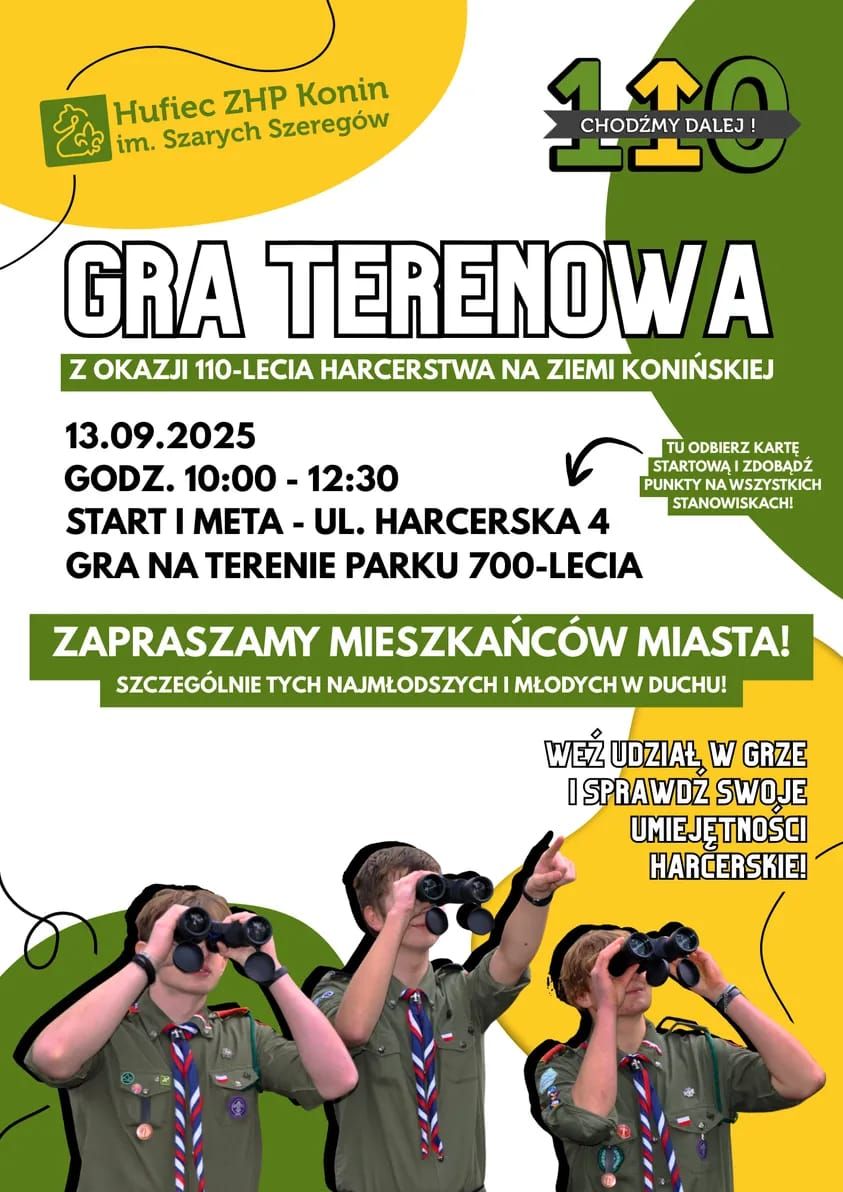 Gra terenowa w Koninie