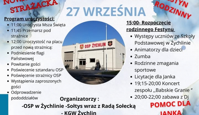 Festyn rodzinny oraz akcja charytatywna w Żychlinie