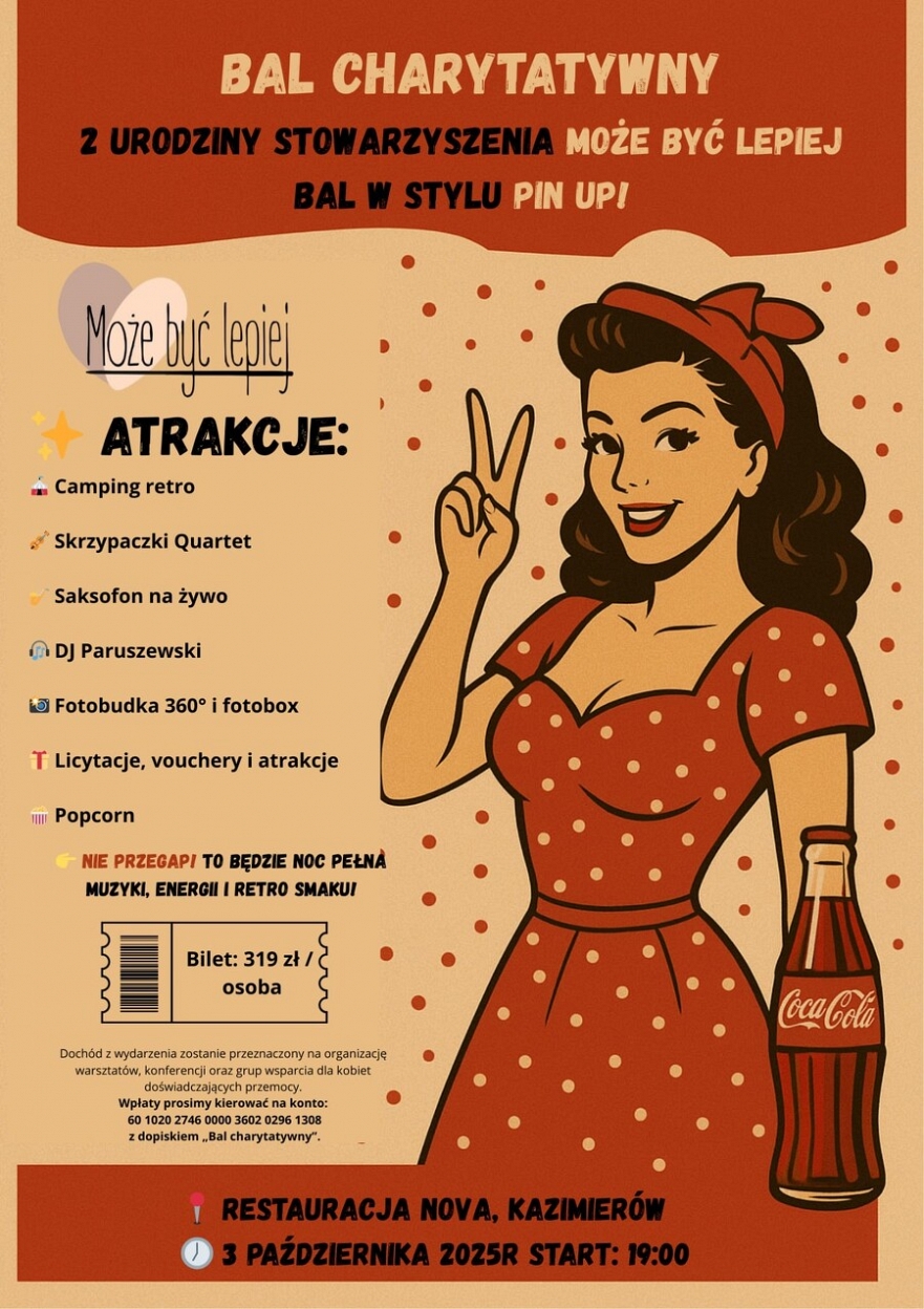 Bal charytatywny w stylu pin-up