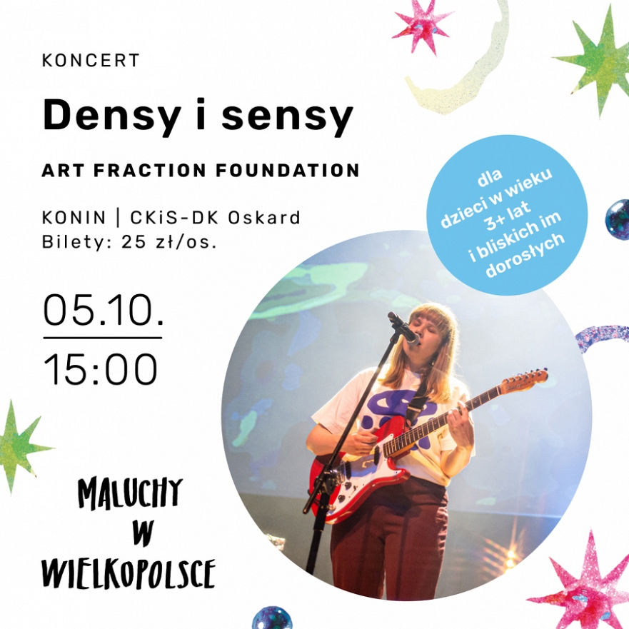 Maluchy w Wielkopolsce: Koncert "Densy i sensy"