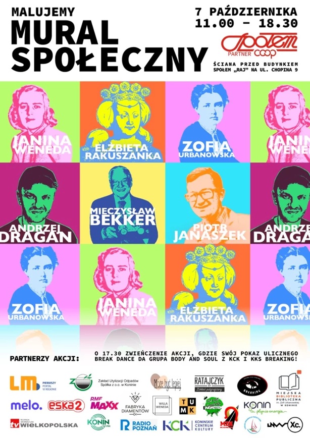 Malujemy mural społeczny w Koninie