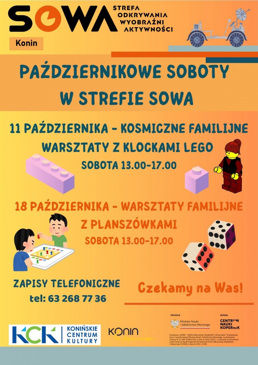 Kosmiczne warsztaty z klockami LEGO w Sowie