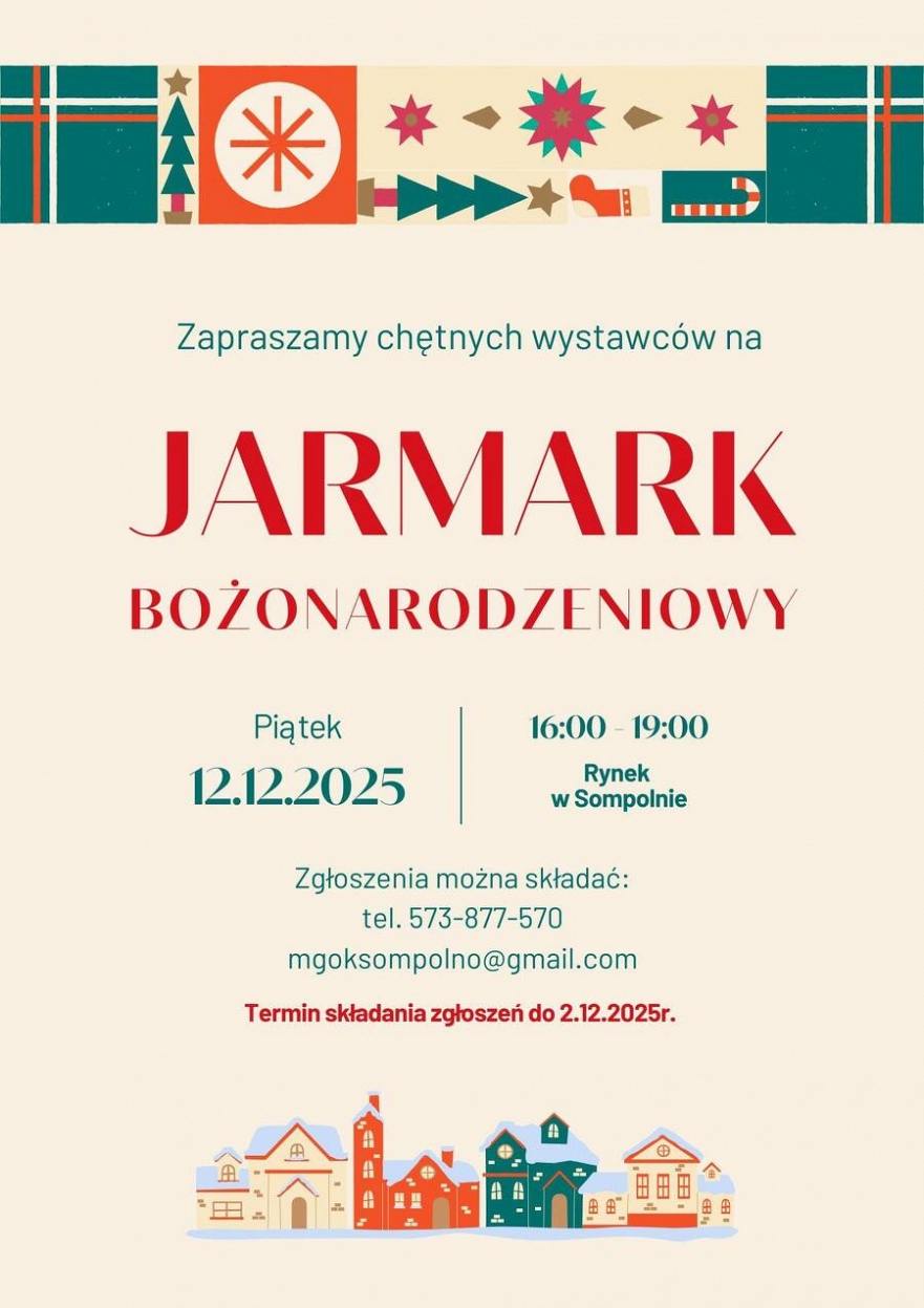 Jarmark Bożonarodzeniowy w Sompolnie