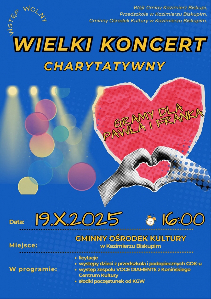 Wielki koncert charytatywny w Kazimierzu Biskupim