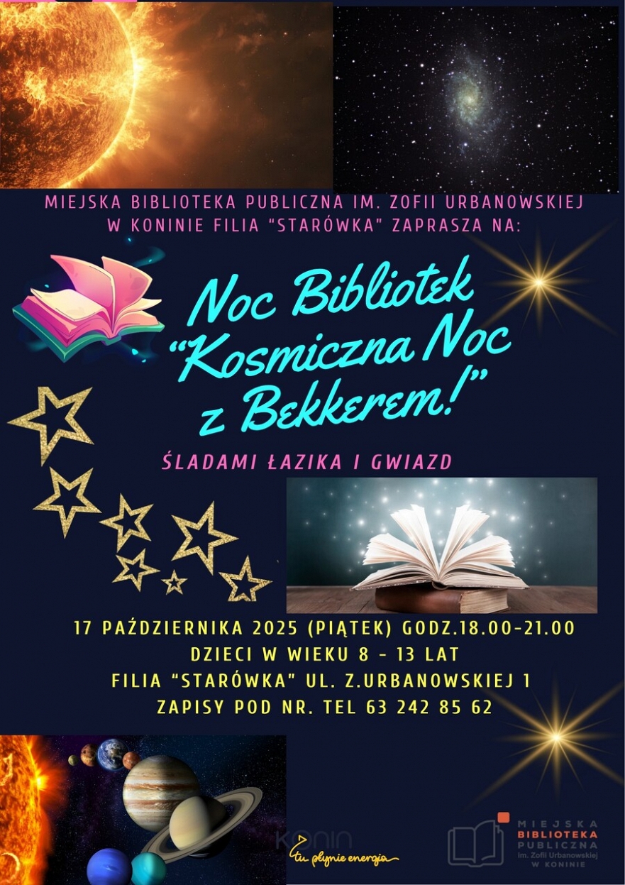 Noc Bibliotek w MBP w Koninie