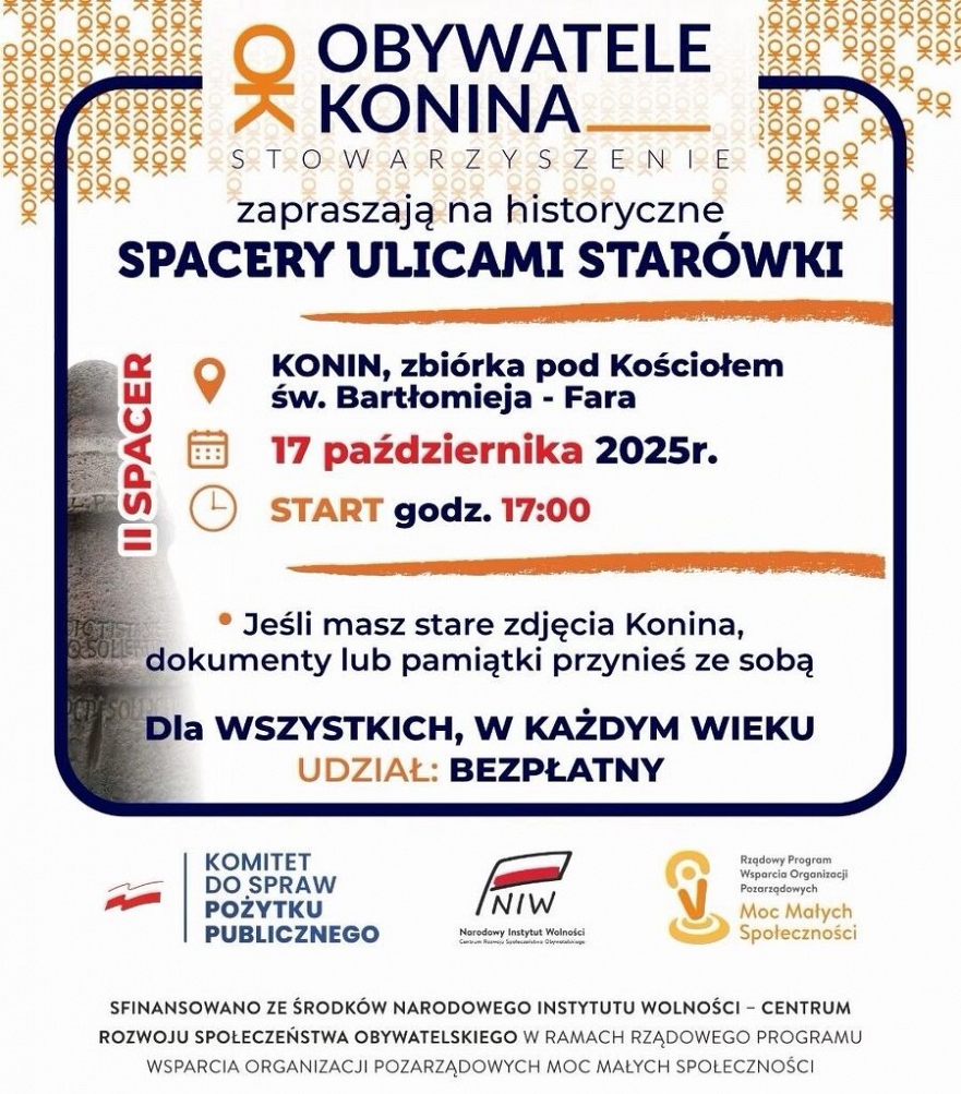 Historyczne spacery Ulicami Starówki