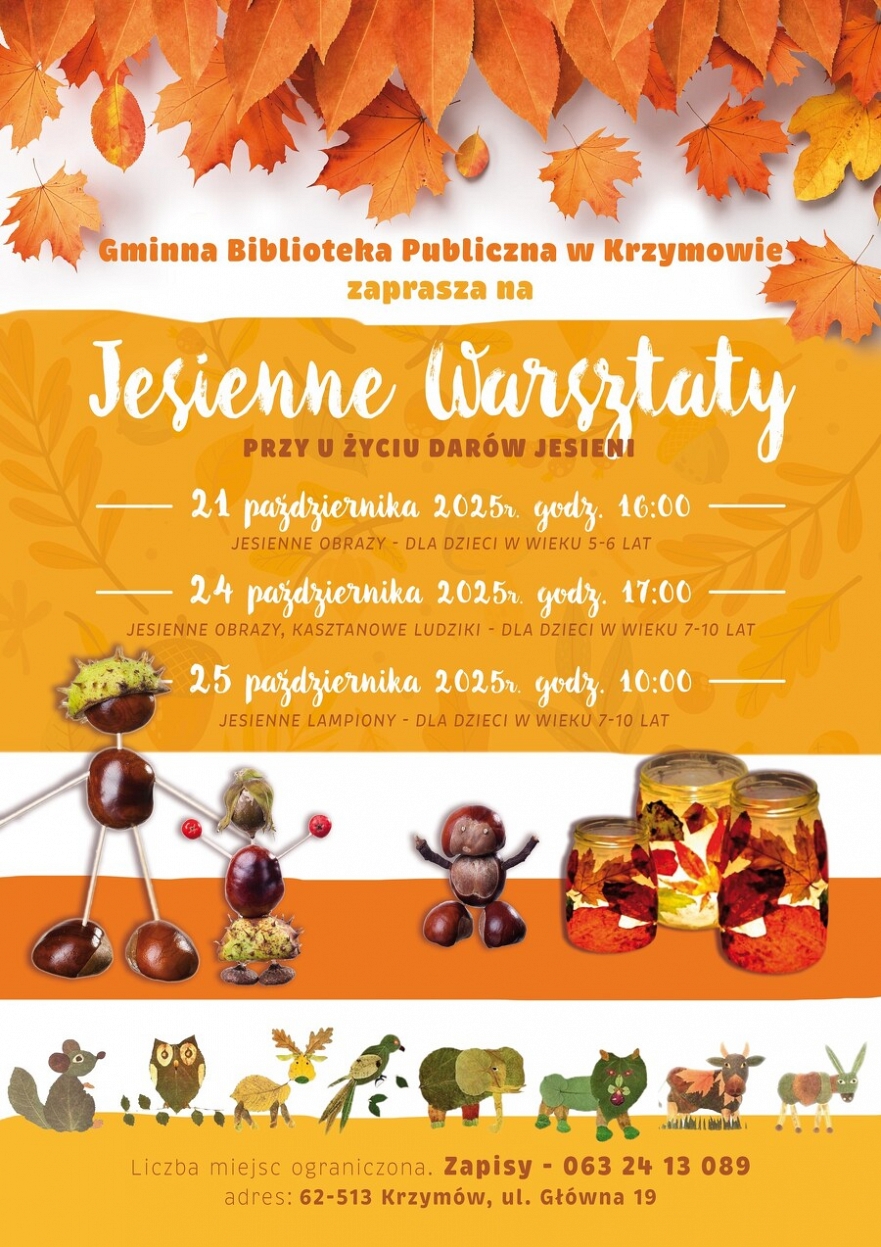 Jesienne warsztaty w Krzymowie