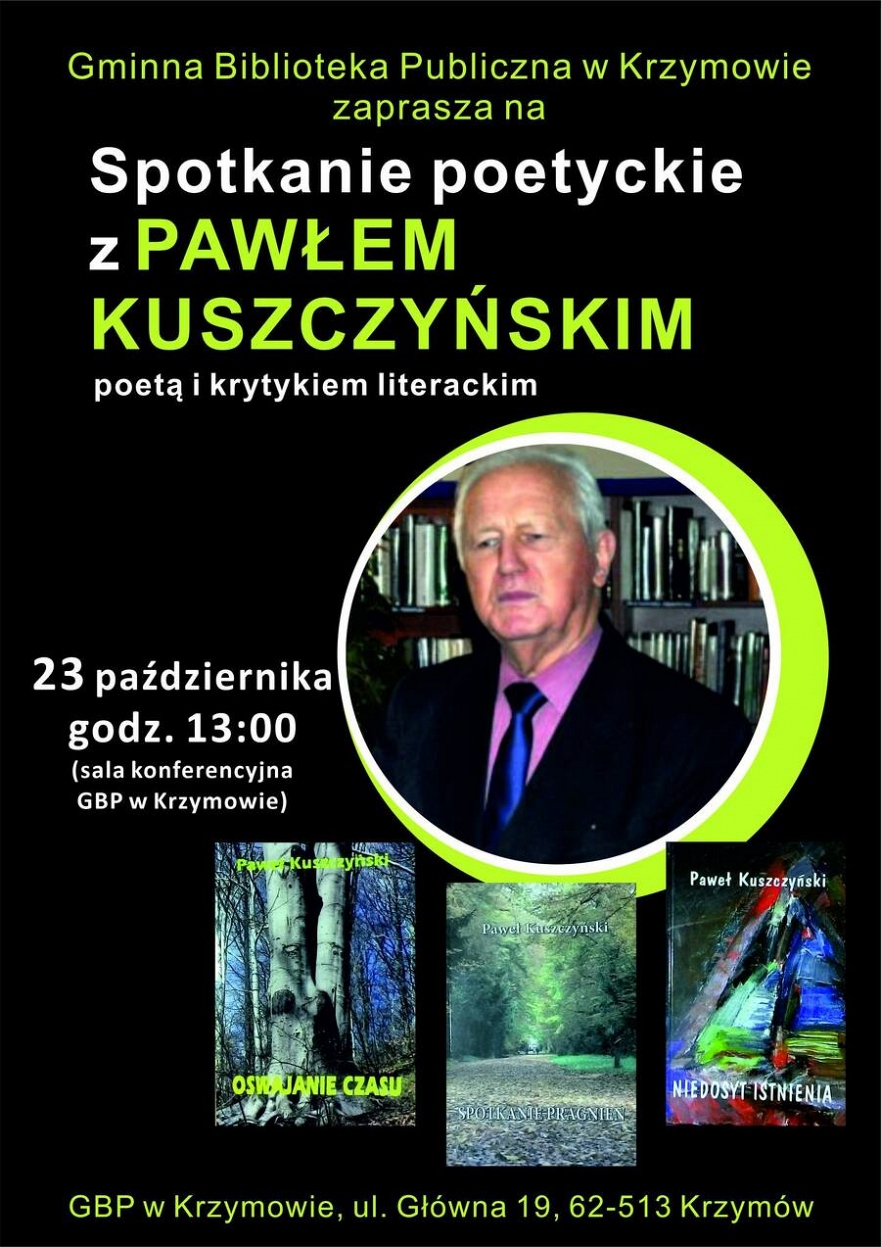 Spotkanie poetyckie w Krzymowie