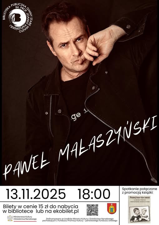 Paweł Małaszyński gościem Biblioteki w Stary Mieście