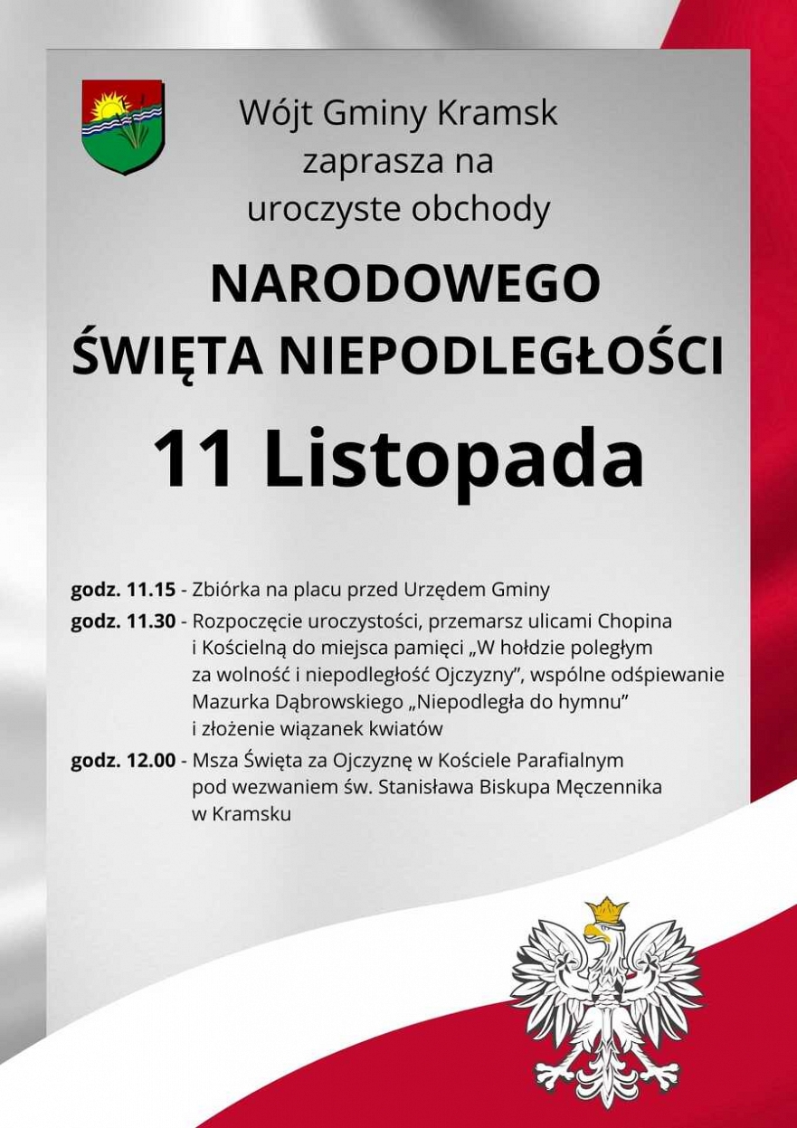 Obchody Święta Niepodległości w Kramsku