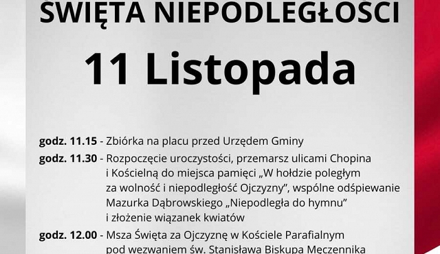 Obchody Święta Niepodległości w Kramsku