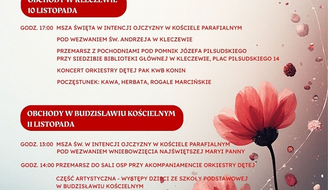 Obchody Święta Niepodległości w gminie Kleczew