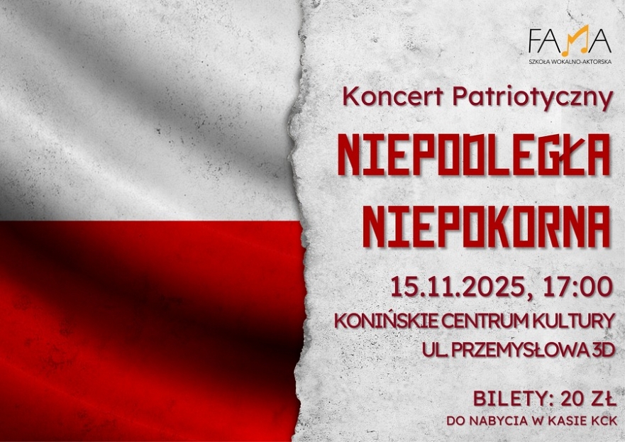 Koncert Patriotyczny w Konińskim Centrum Kultury