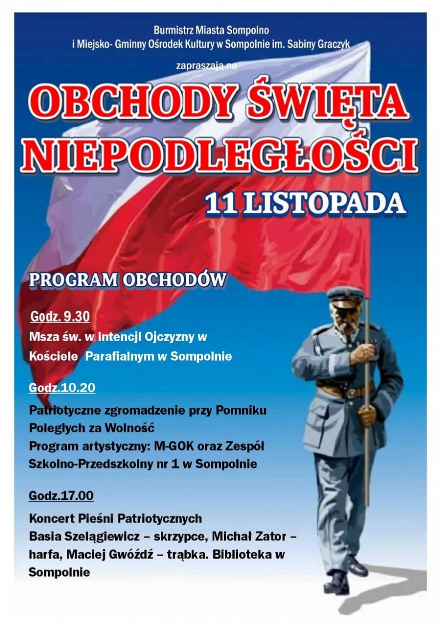 Narodowe Święto Niepodległości w Sompolnie