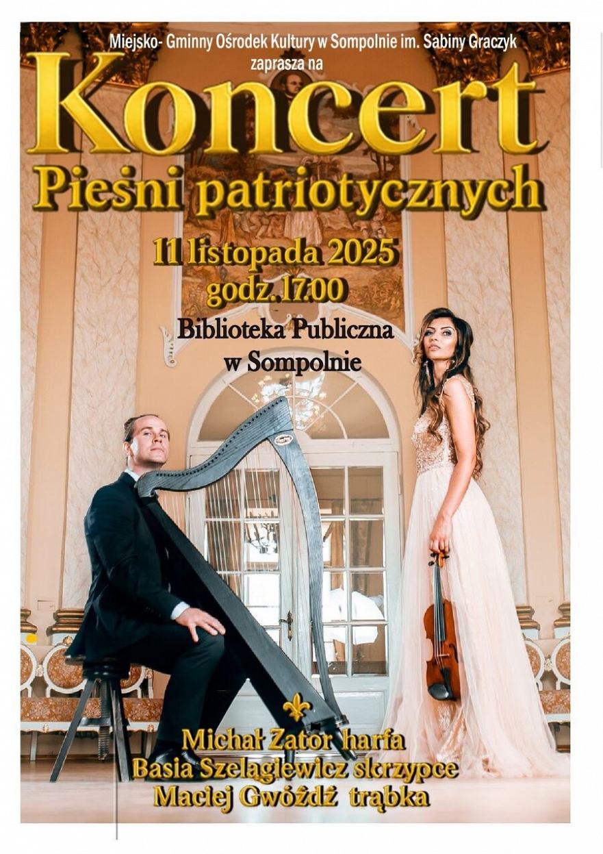 Koncert Pieśni Patriotycznych w Sompolnie