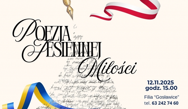 „Poezja jesiennej miłości” — liryczny wieczór poetycki