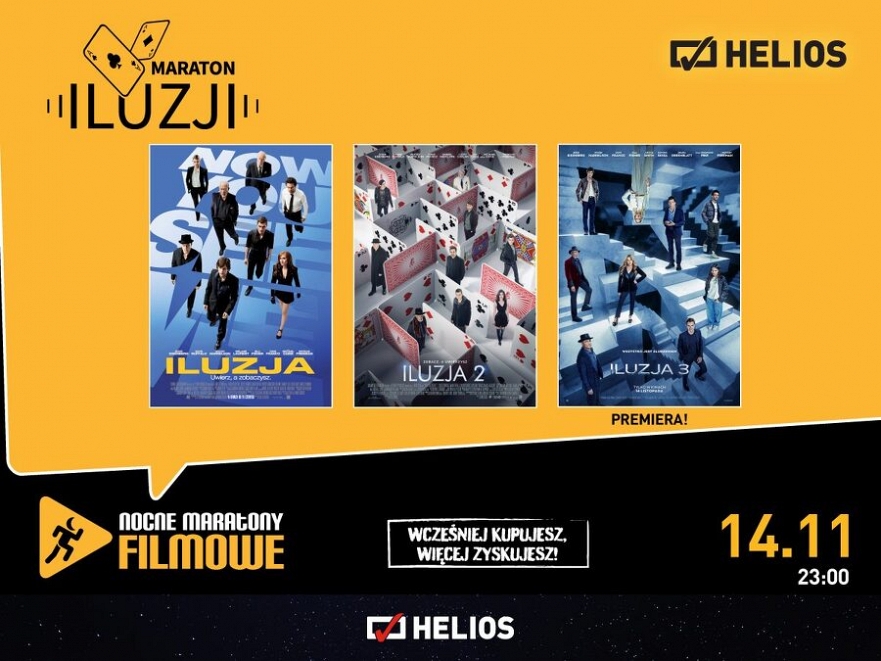 Maraton "Iluzji" w Kinie Helios