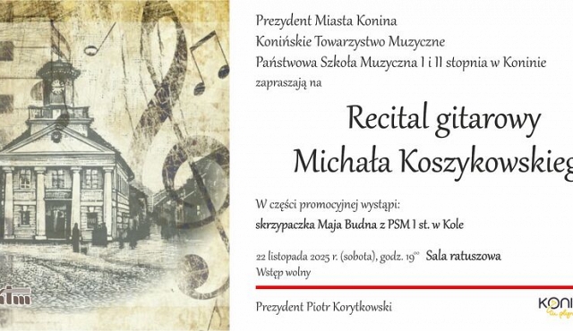 Koncert w Sali Ratuszowej w Koninie