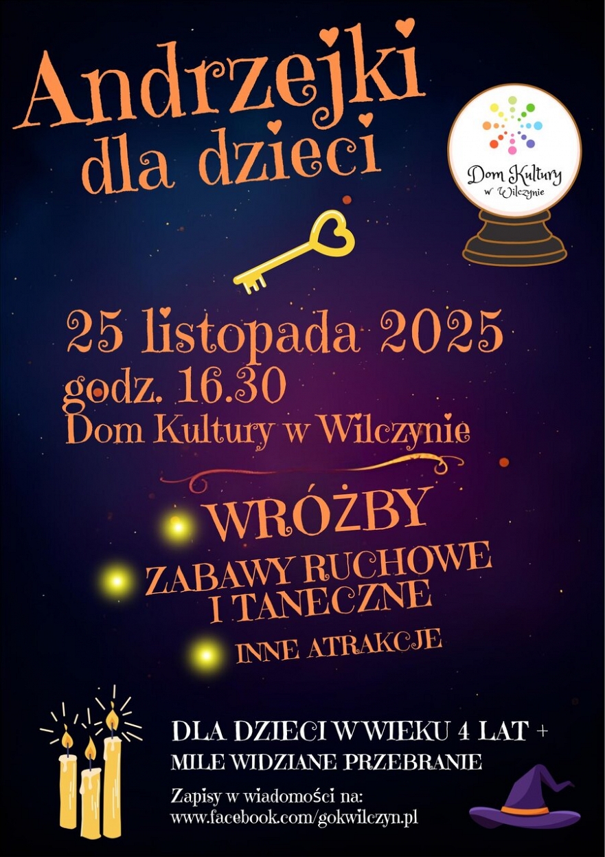 Andrzejki dla dzieci w Wilczynie