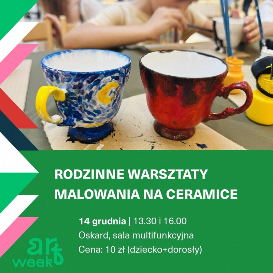 ART WEEK: Rodzinne warsztaty malowania na ceramice