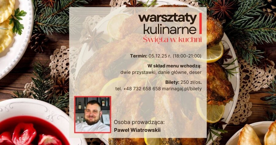 Świąteczne warsztaty kulinarne w Marina Gaj